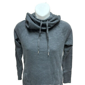 Lucy Hoodie Sweatshirt Womens Size Small Black Top Long Sleeve Casual Pullover